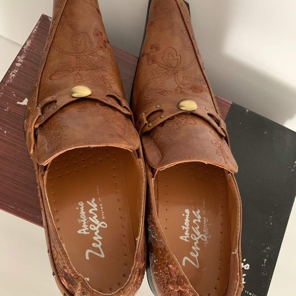 Antonio Zengara pointed toe men shoes